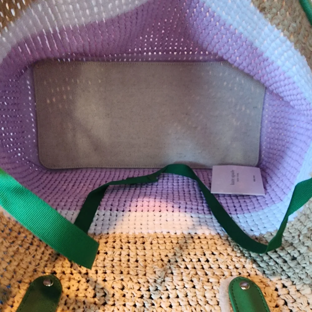 Kate Spade NWOT Striped Tote - Picture 3 of 5